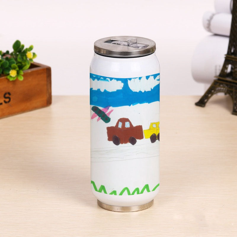 Sip & Trip with Coke can-shaped sipper